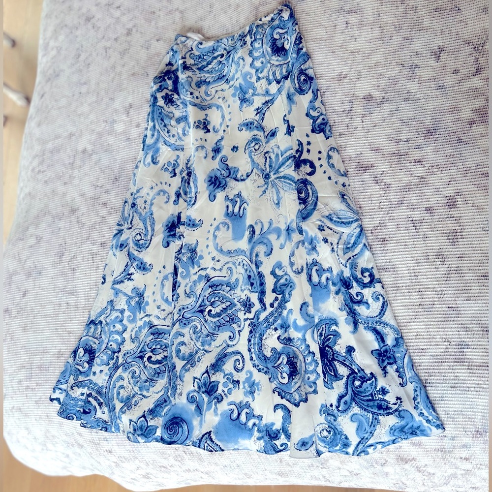 Ralph Loren Satin Slip Skirt sz 2